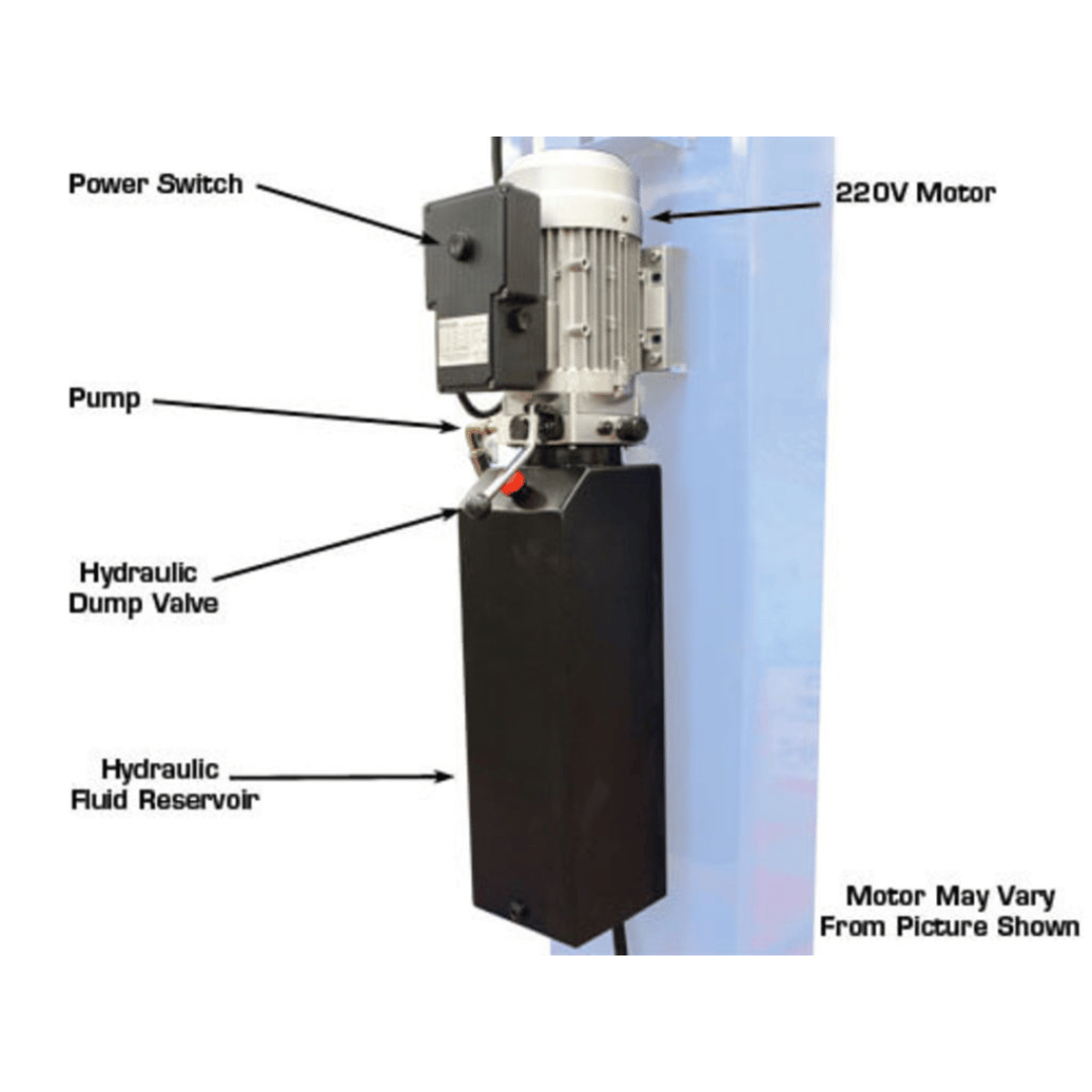 Atlas 412 12,000 lb Commercial  4-Post Lift + RJ6 Jacks Combo