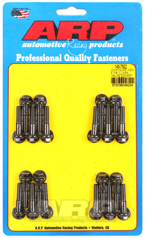 ARP Chrysler hemi 5.7/6.1L hex valve cover bolt kit