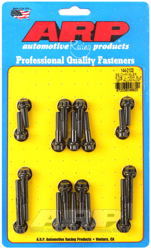 ARP SB Chrysler 5.7/6.1L Hemi 12pt aluminum intake manifold bolt kit