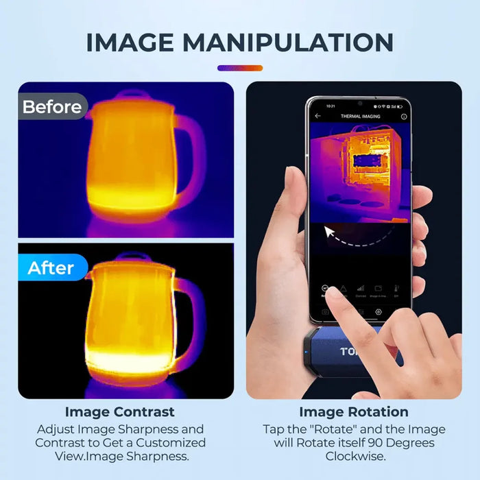 Topdon USA TC001 (Android Devices) Portable Thermal Imaging Camera - Mechanic Super Store