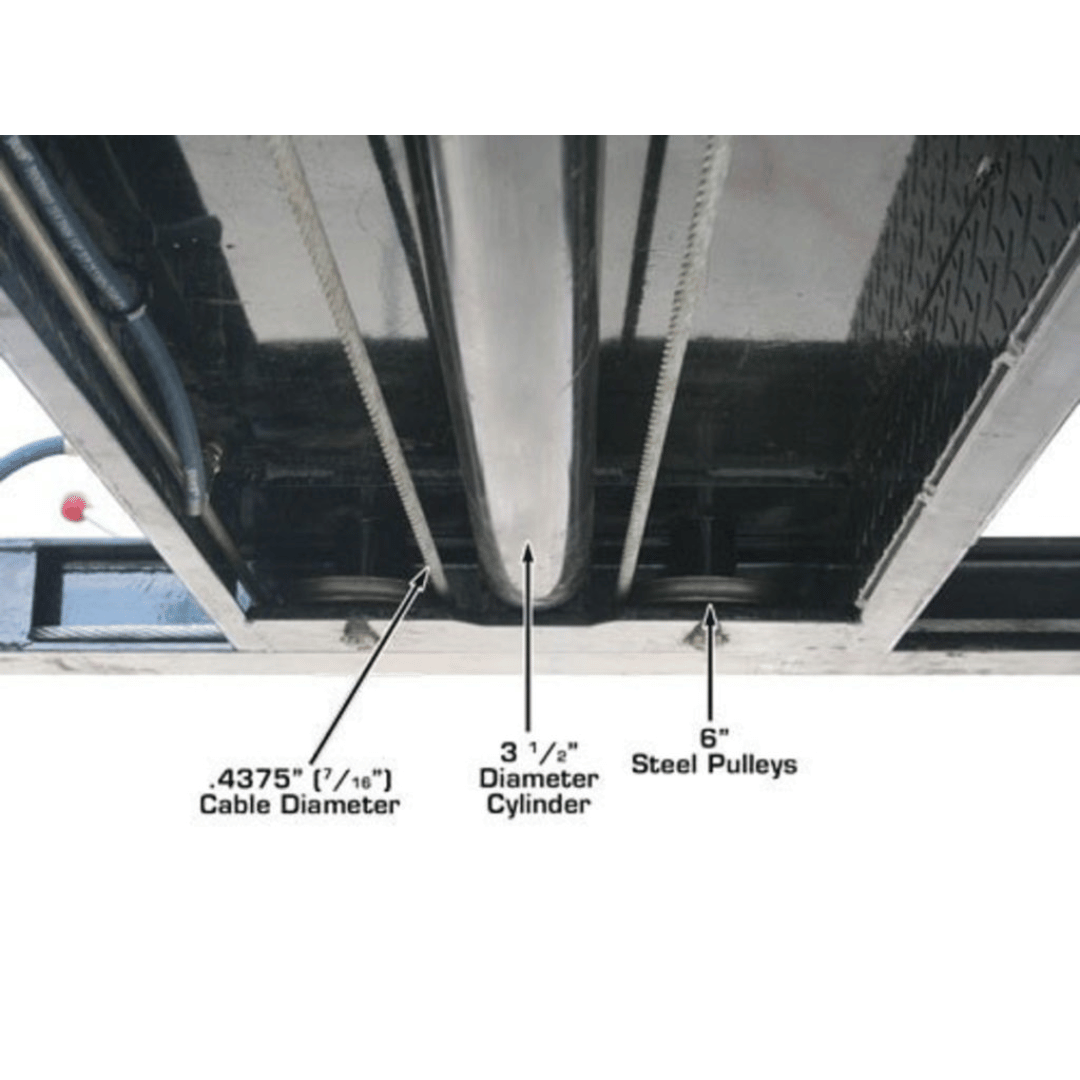 Atlas Garage PRO9000 4 Post Lift + RJ6 Rolling Jacks Combo