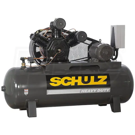 Schulz V-Series 15120HW60X-3 15-HP 120-Gallon Two-Stage Air Compressor (460V 3-Phase)
