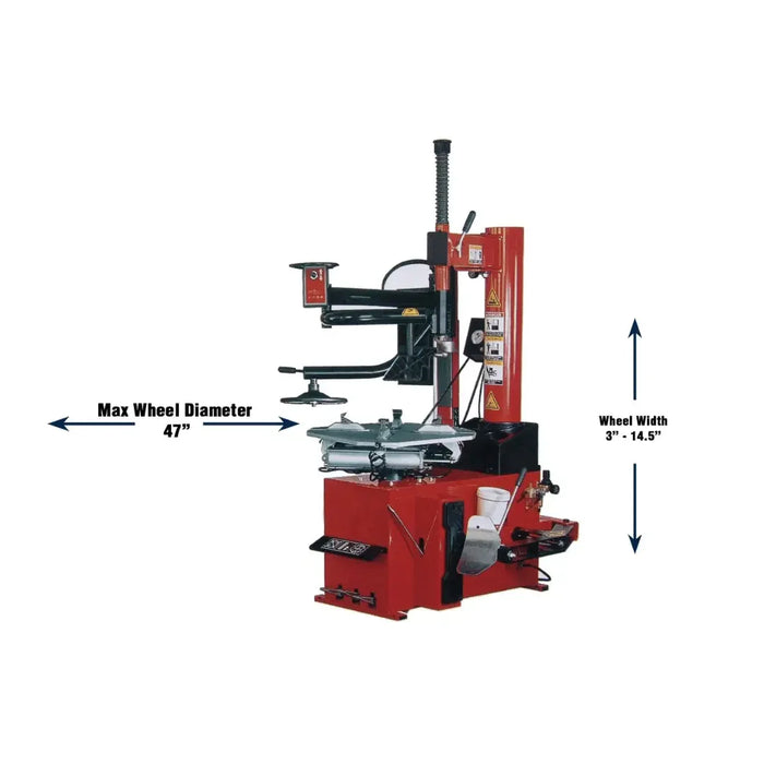 Tuxedo TC-950-WPA Tire Changer - Left Side Press Arm - Mechanic Super Store