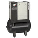 Schulz SRP 4008 460V 3PH 8HP 60gal horizontal single-stage electric air compressor
