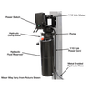 Atlas Garage PRO8000EXT-L 4 Post Lift + RJ35 Sliding Jacks Combo