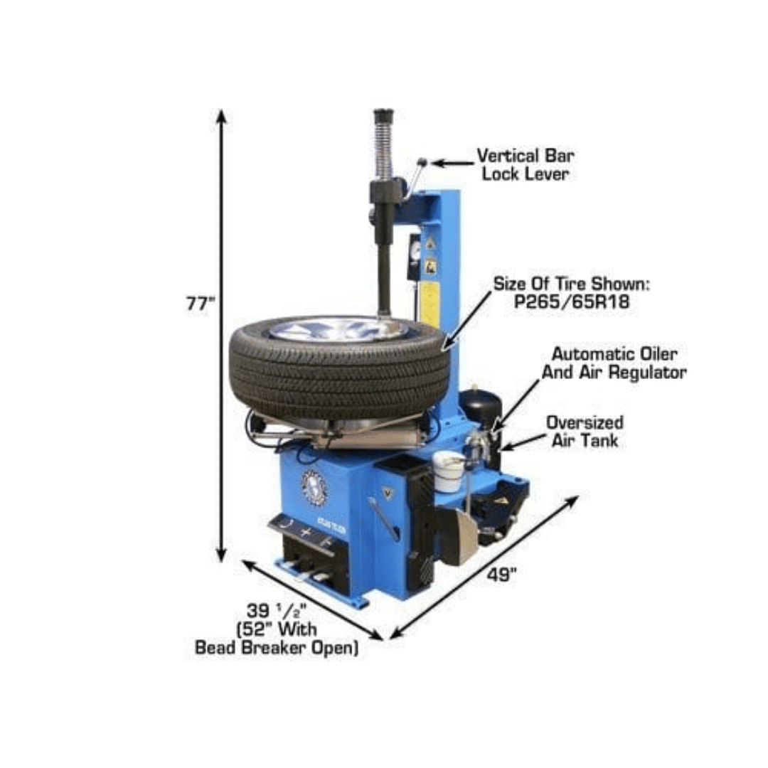 Atlas TC229 Tire Changer + WB49-2 Wheel Balancer Combo Package