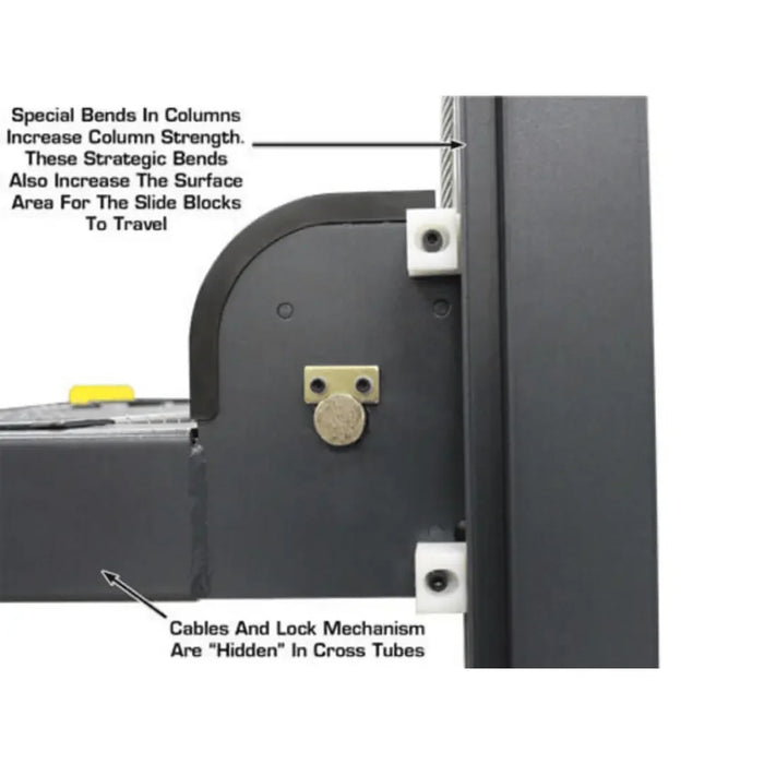 Atlas PREMIUM 408SL 4 Post Lift + RJ35 Sliding Jacks Combo - Mechanic Super Store