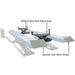 Atlas 12AWFSL Alignment Scissor Lift and RJ-6 Rolling Jack Combo - Mechanic Super Store