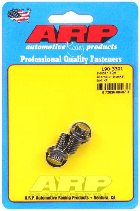 ARP Pontiac 12pt alternator bracket bolt kit