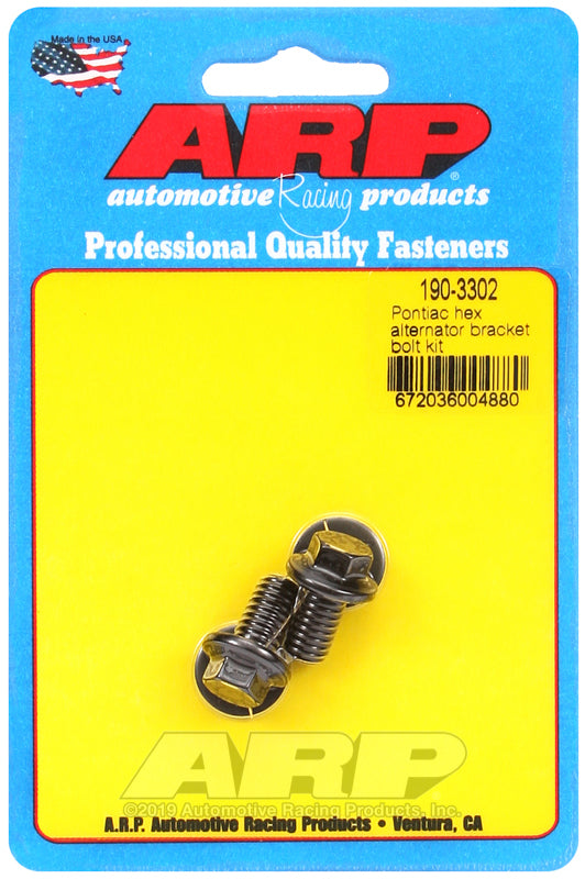 ARP Pontiac hex alternator bracket bolt kit