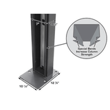 Atlas PREMIUM 408SL 4 Post Lift + RJ35 Sliding Jacks Combo