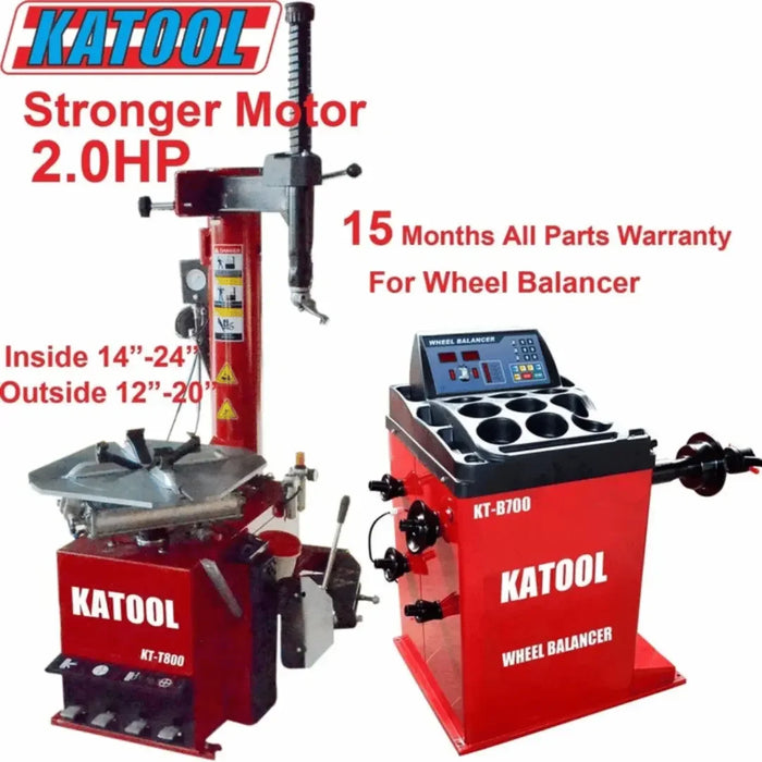 Katool Tire Changer KT-T800 & Wheel Balancer KT-B700 Combo - Mechanic Super Store