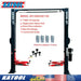 Katool KT-AS110D 11,000 lbs Asymmetrical 2 Post Car Lift - Mechanic Super Store