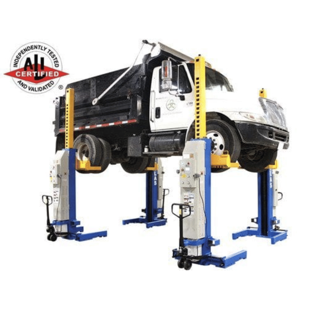 Atlas 66,000 LB. ALI Certified Battery Powered Mobile Column Lift System