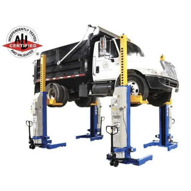 Atlas 66,000 LB. ALI Certified Battery Powered Mobile Column Lift System - Mechanic Super Store