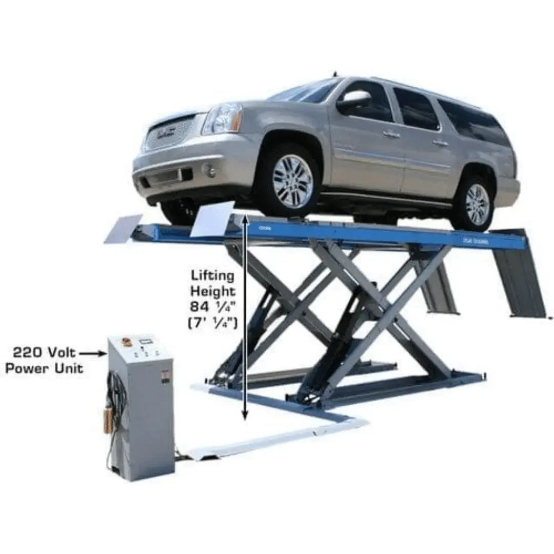 Atlas 12AWFSL Alignment Scissor Lift and RJ-6 Rolling Jack Combo ...