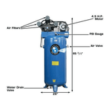 Atlas Air Force AF5 4.5HP 60 Gallon Single-Stage Air Compressor