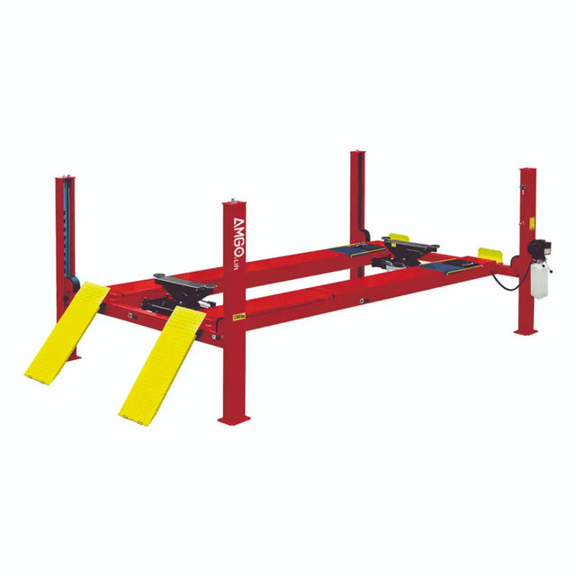 Amgo PRO-12ASX 12,000 lb 4 Post Alignment Lift - Mechanic Super Store