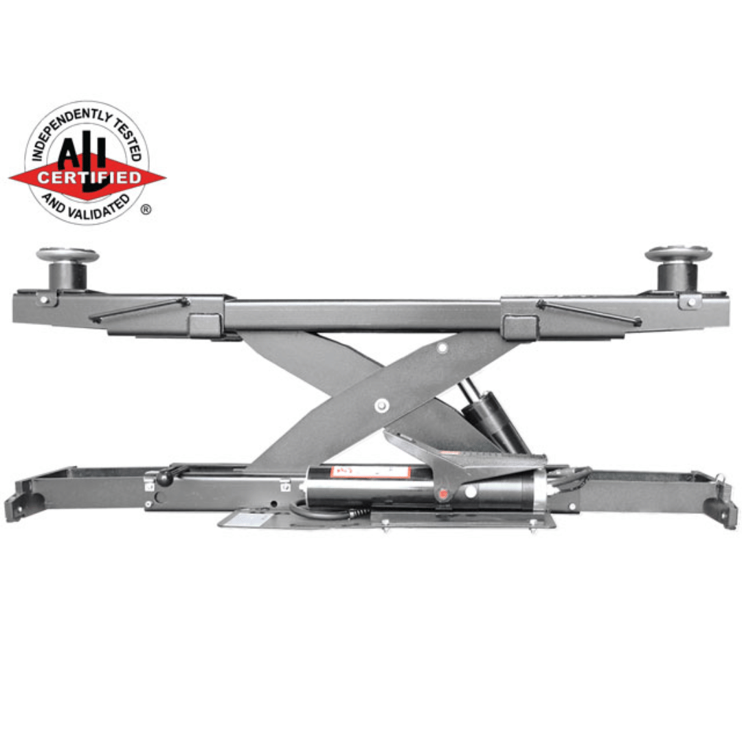 Atlas Platinum PVL14 4-Post Lift + RJ7000 Rolling Bridge Jacks ALI Certified Combo