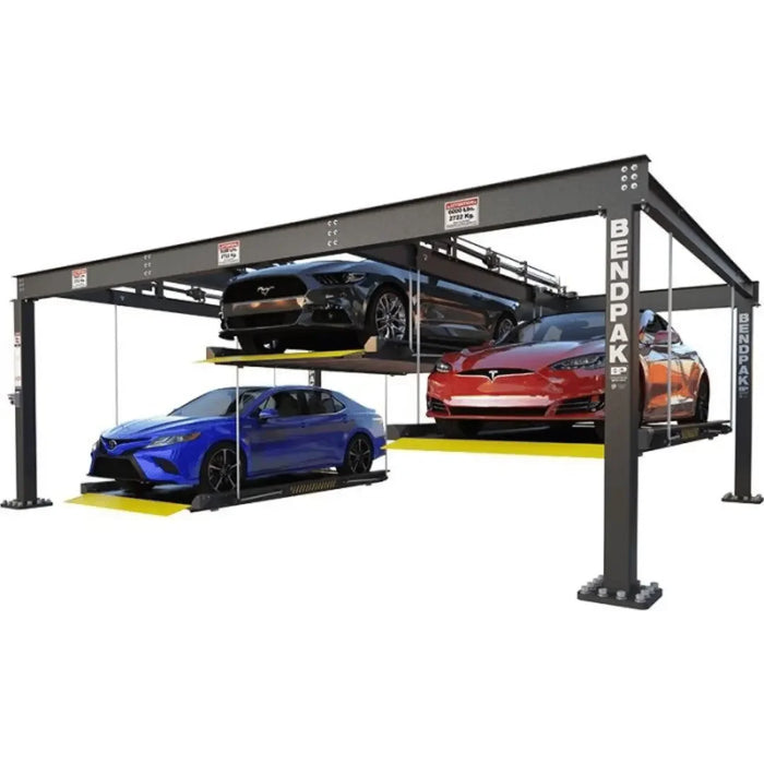 BendPak Parking Lift: PL-6KT 6,000 Lb. Capacity Triple Independent Platform Parking Lift - Mechanic Super Store