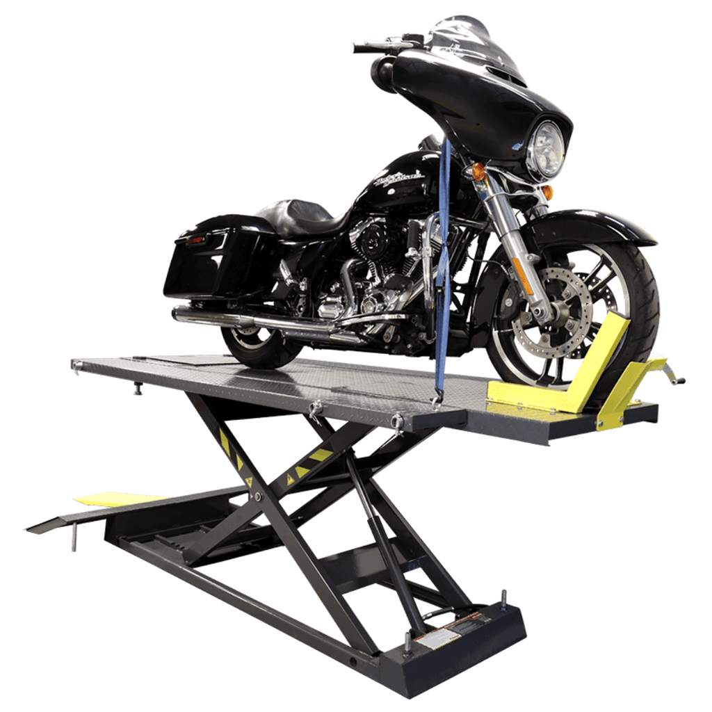 Ranger RML-1500XL Motorcycle Lift Platform with Front Wheel Vise