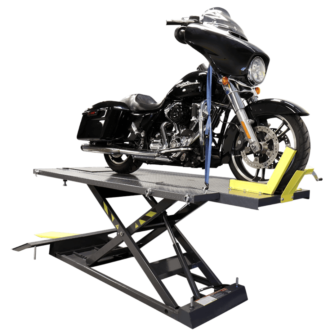 Ranger RML-1500XL Motorcycle Lift Platform with Front Wheel Vise