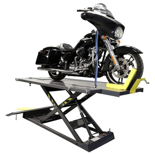 Ranger RML-1500XL Motorcycle Lift Platform with Front Wheel Vise - Mechanic Super Store