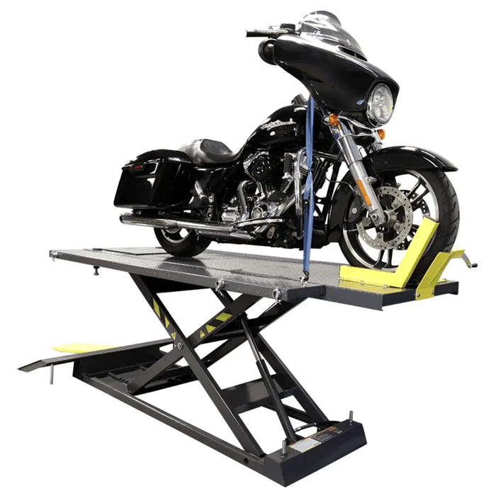 Ranger RML-1500XL Motorcycle Lift Platform with Front Wheel Vise - Mechanic Super Store