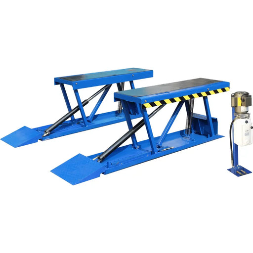 Tuxedo PL6K 6,600 lb Low-Rise Pit Lift - Includes Power Unit and Stand - Mechanic Super Store