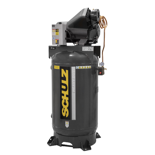 Schulz Audaz MCSV Single Phase 5HP 80gal vertical two-stage electric air compressor
