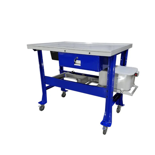 iDEAL PTDT-PW-1000 Premium Tear Down Table with 3.5G Parts Washer - Mechanic Super Store