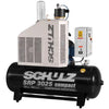 Schulz SRP 3025 208-230V 3PH 25HP 80gal horizontal single-stage electric air compressor