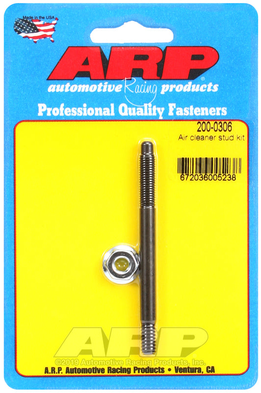 ARP 1/4" x 3.200  air cleaner stud kit