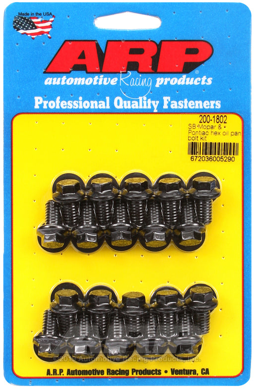ARP SB Mopar & Pontiac hex oil pan bolt kit