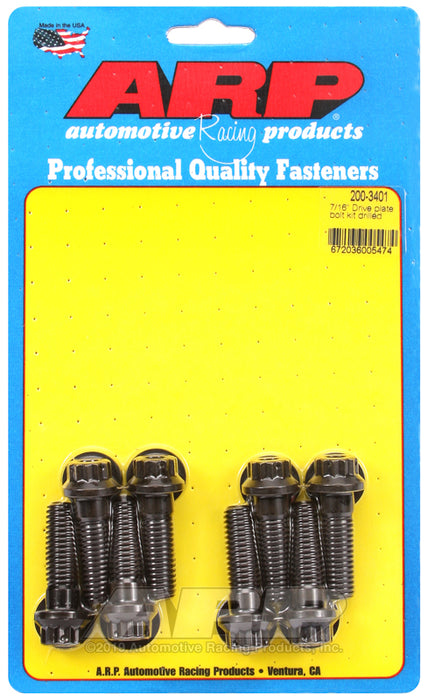 ARP Wilwood drive plate bolt, 7/16, drilled 12 pt, 8pcs