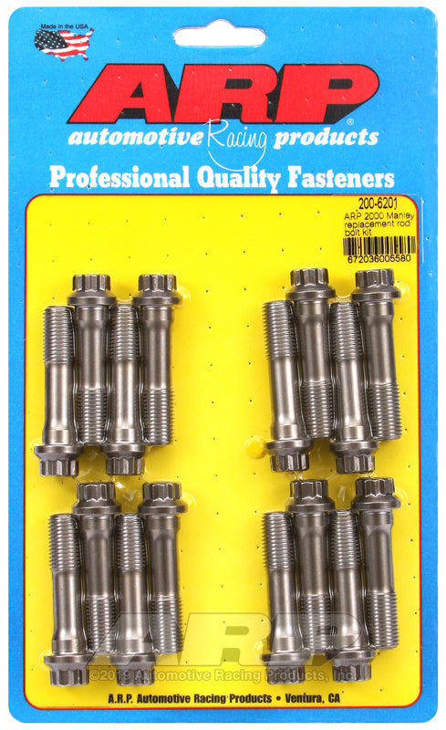 ARP Manley replacement, rods 14051&14055, ARP2000 rod bolt kit