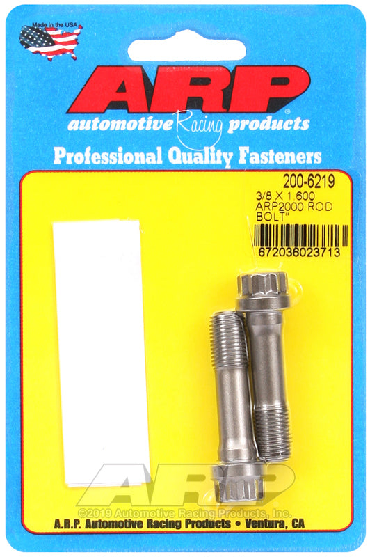 ARP 3/8" General replacement ARP2000 rod bolt kit