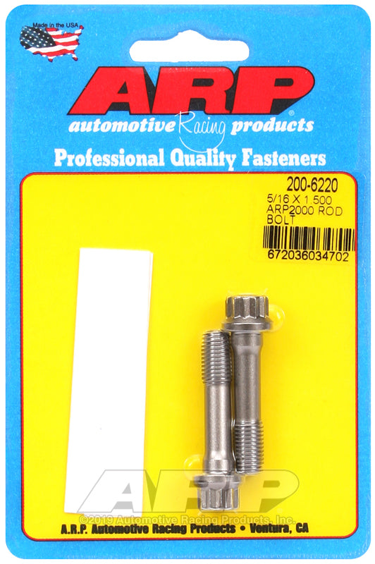 ARP 5/16" General replacement ARP2000 rod bolt kit