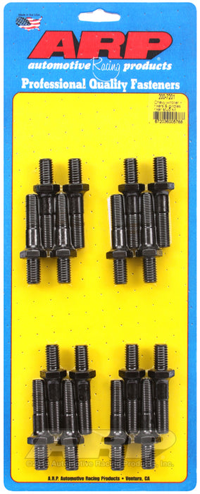 ARP SB Chevy/Ford, w/rllr rckrs & grdls, rocker arm stud kit