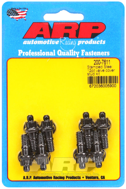 ARP Stamped steel 12pt valve cover stud kit