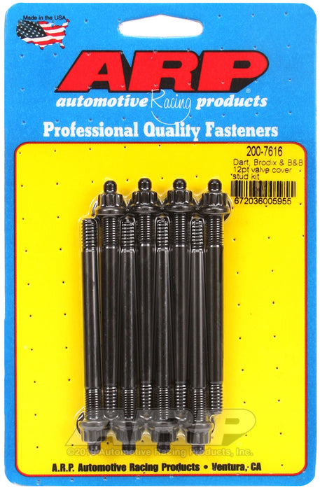ARP Dart Brodix & B&B 12pt valve cover stud kit