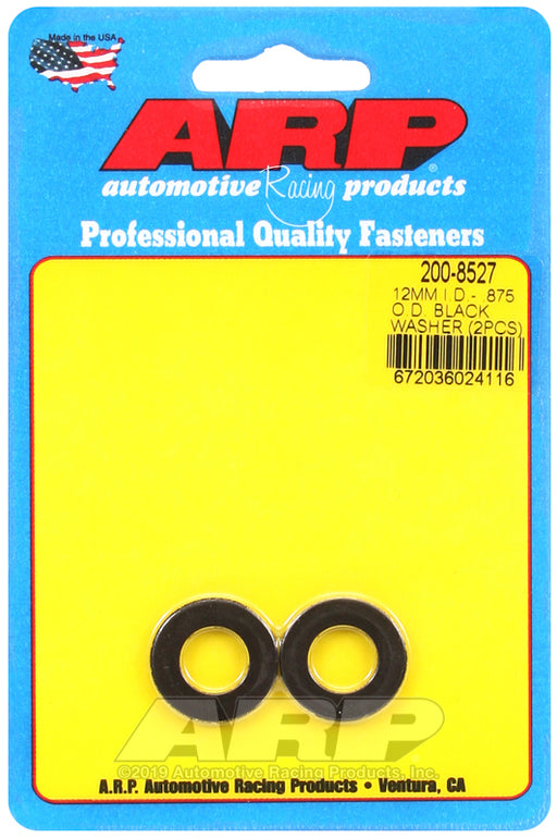 ARP M12 ID .875 OD black washers