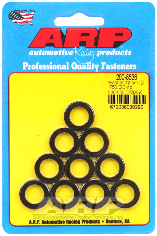 ARP M12 ID .750 OD no chamfer washers