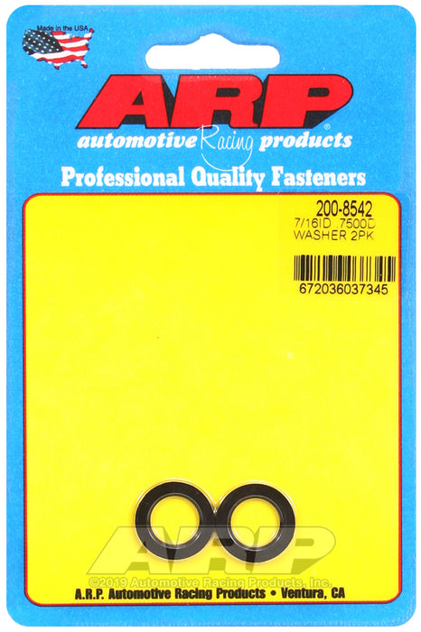 ARP 7/16 ID .750 OD black washers