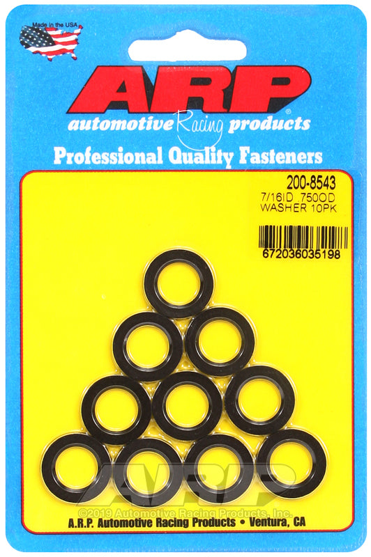 ARP 7/16 ID .750 OD black washers