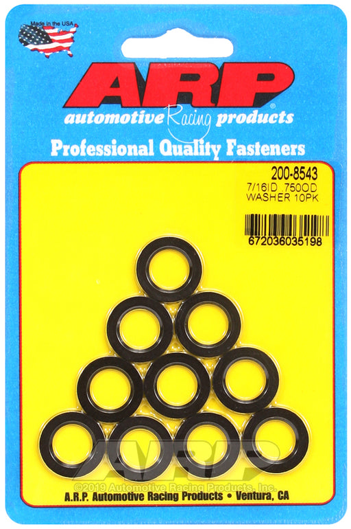 ARP 7/16 ID .750 OD black washers
