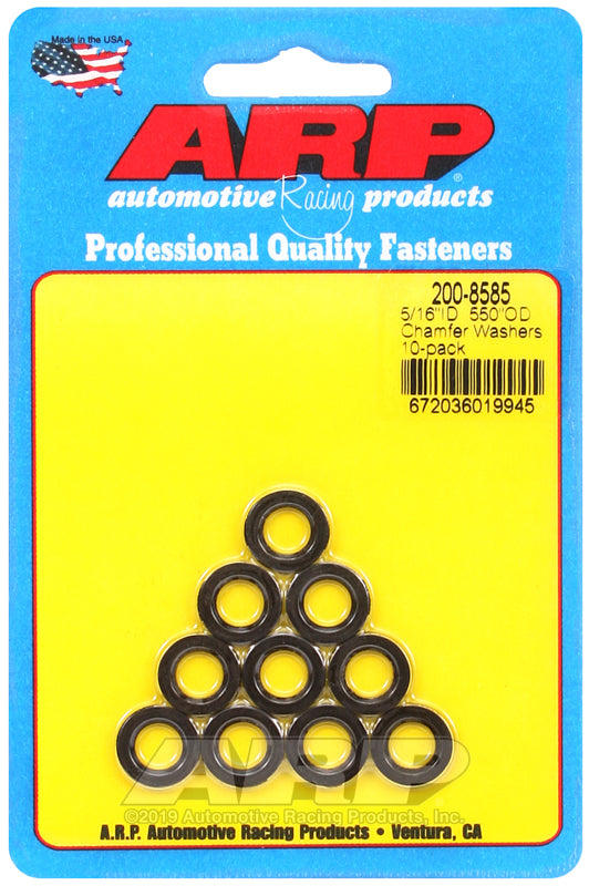 ARP 5/16 ID  .550 OD chamfer washers