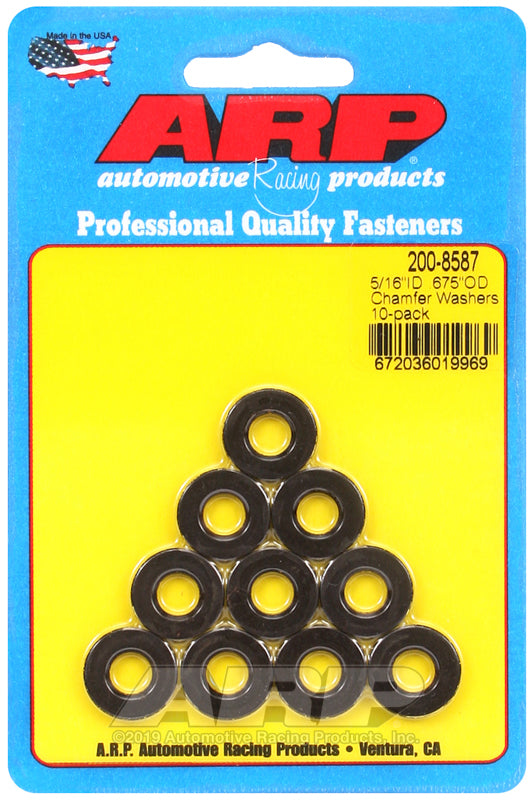 ARP 5/16 ID   .675 OD chamfer washers