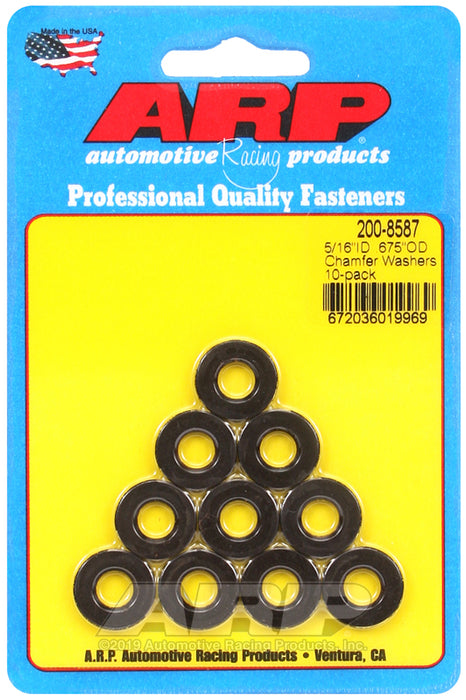 ARP 5/16 ID   .675 OD chamfer washers