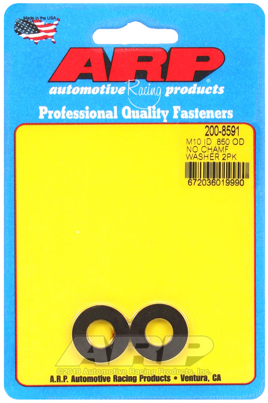 ARP M10 ID  .850 OD chamfer washers